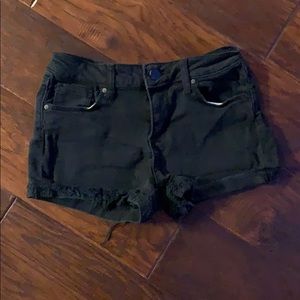 RSQ: Black Denim Shorts